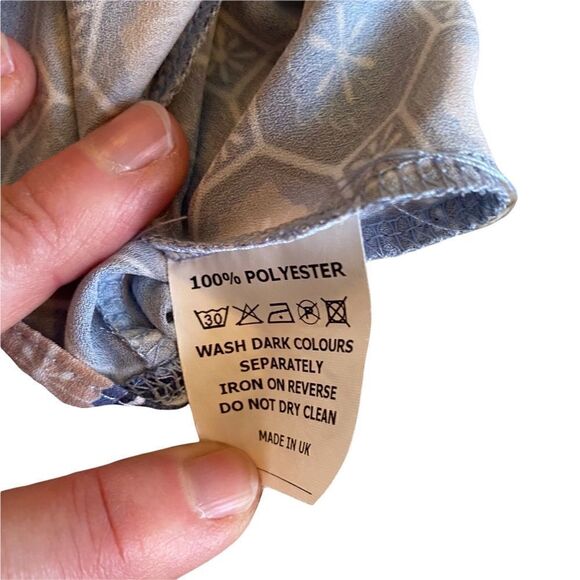 EUC Love blue and brown blouse - Picture 8 of 8